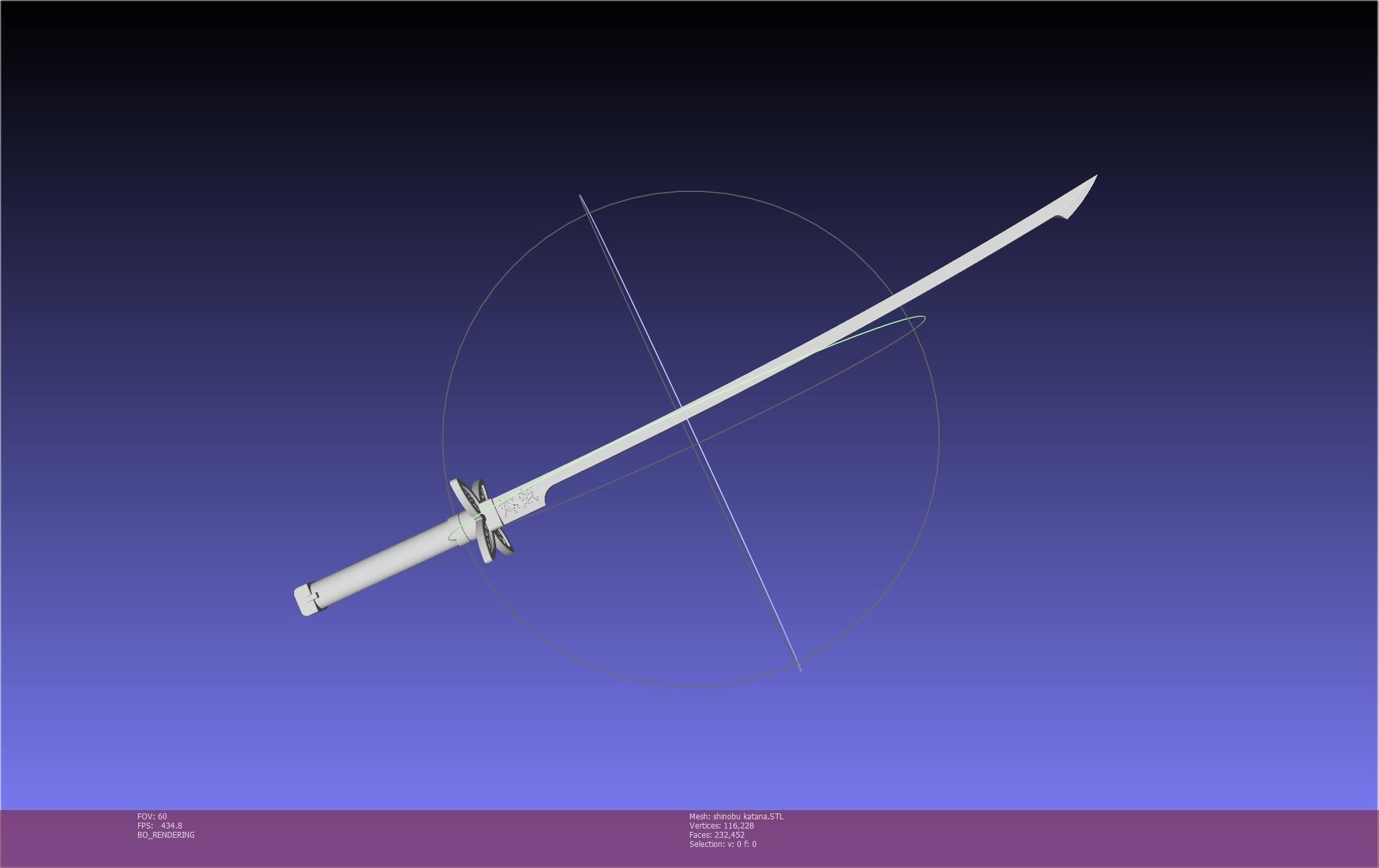 Demon Slayer Shinobu Katana And Scabbard Printable Assembly 3D print model_79