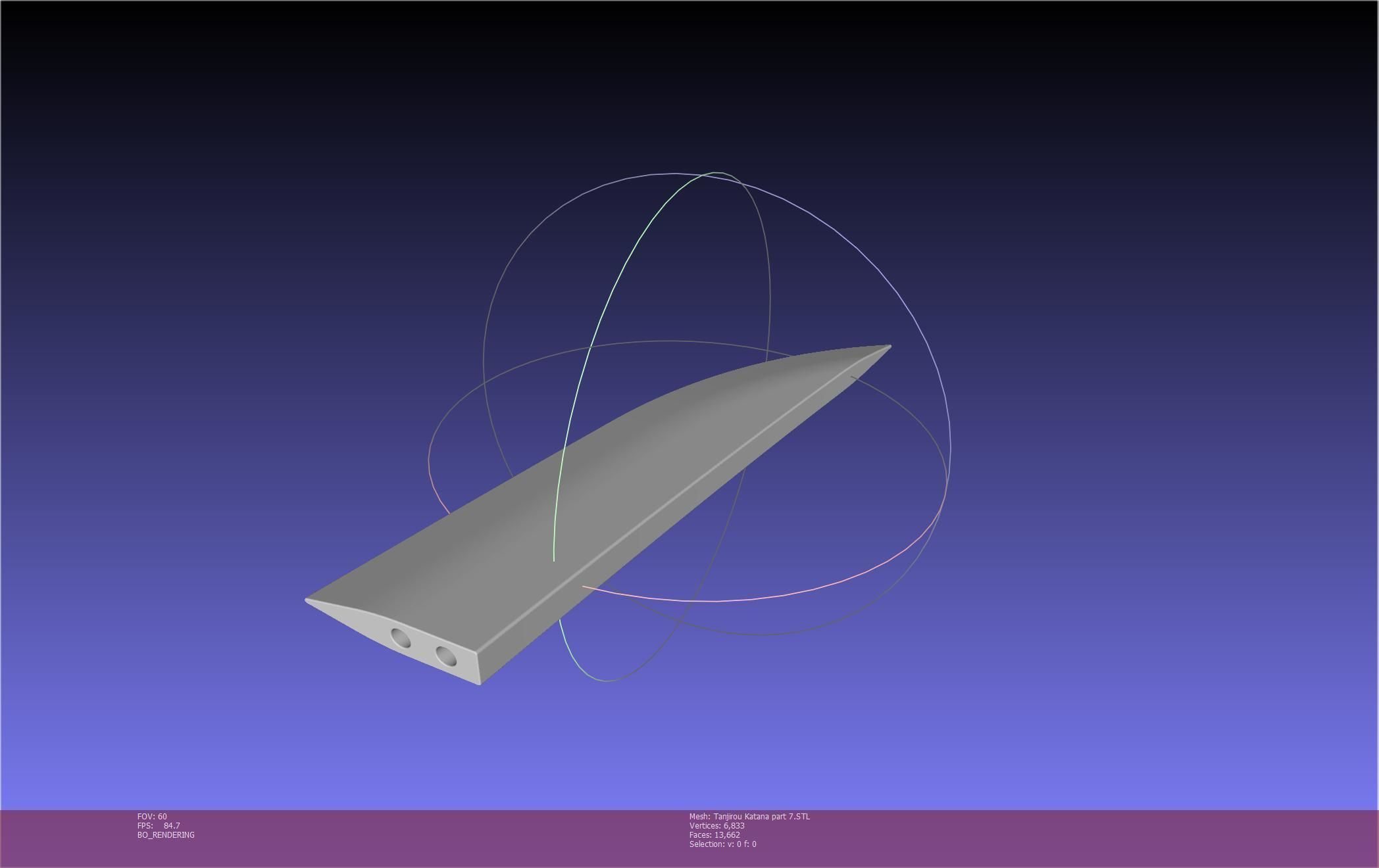 Demon Slayer Tanjiro Katana And Sheath Printable Models 3D print model_114