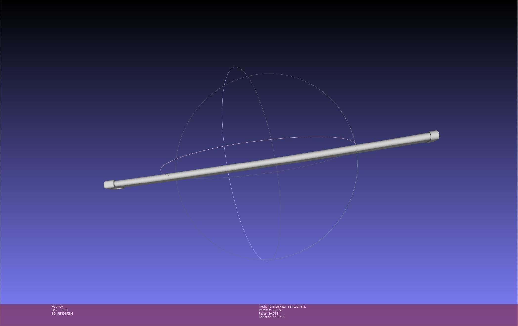 Demon Slayer Tanjiro Katana And Sheath Printable Models 3D print model_137