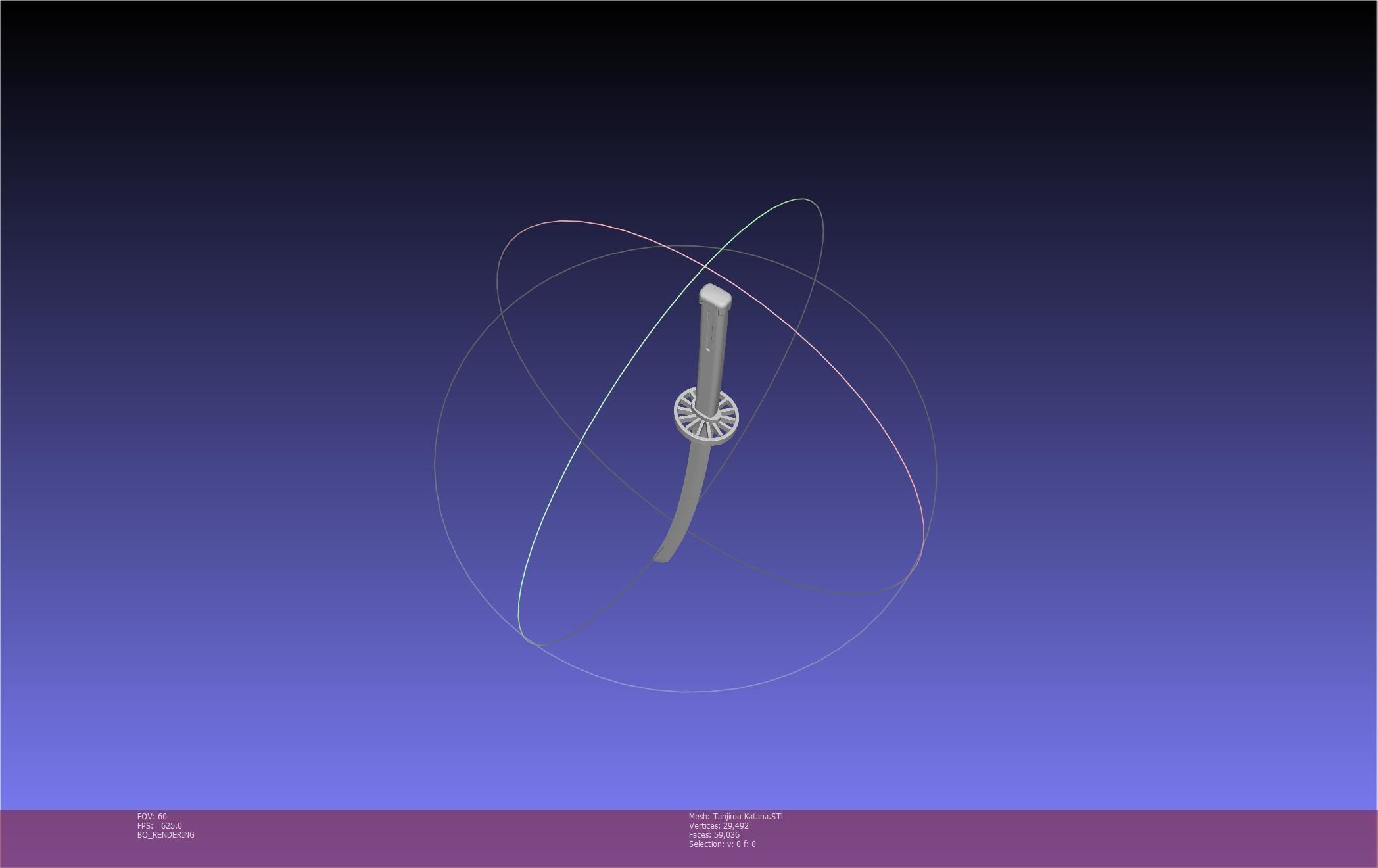 Demon Slayer Tanjiro Katana And Sheath Printable Models 3D print model_81