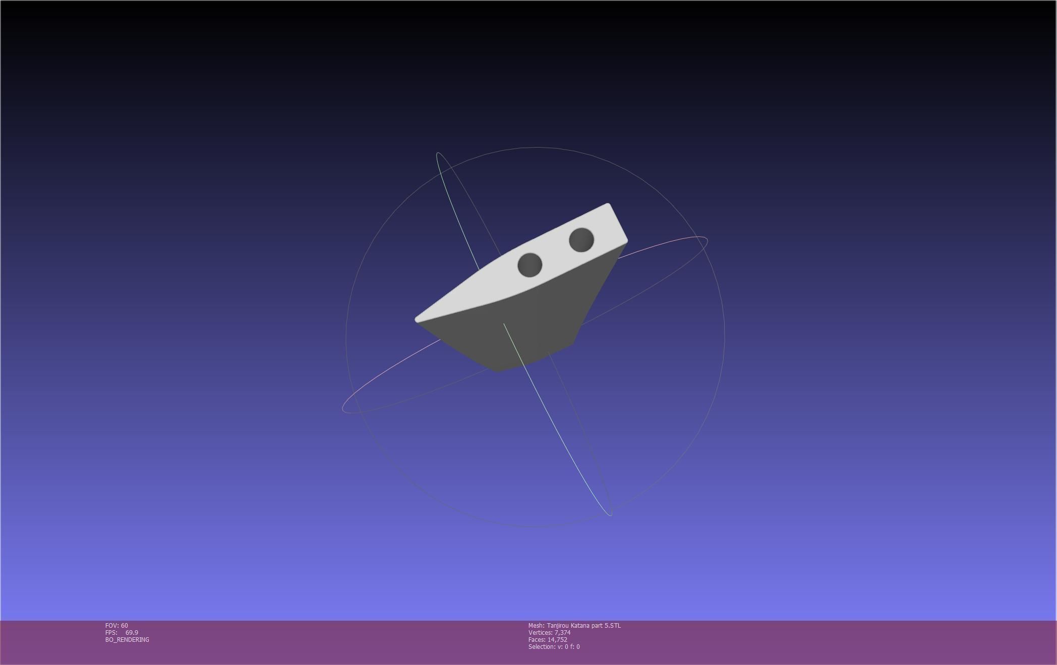 Demon Slayer Tanjiro Katana And Sheath Printable Models 3D print model_106