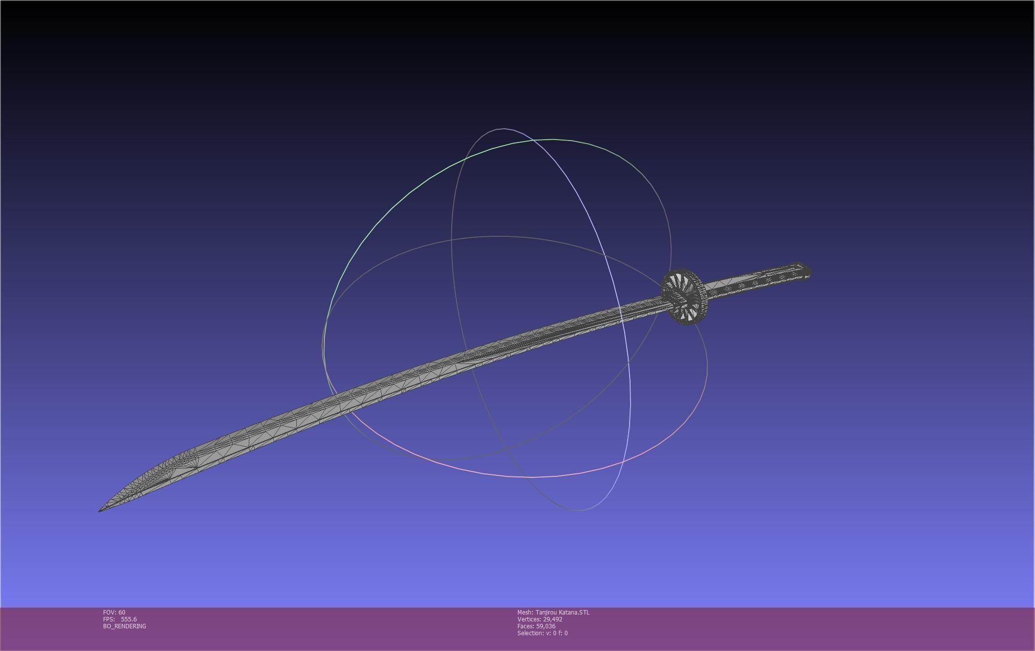 Demon Slayer Tanjiro Katana And Sheath Printable Models 3D print model_10