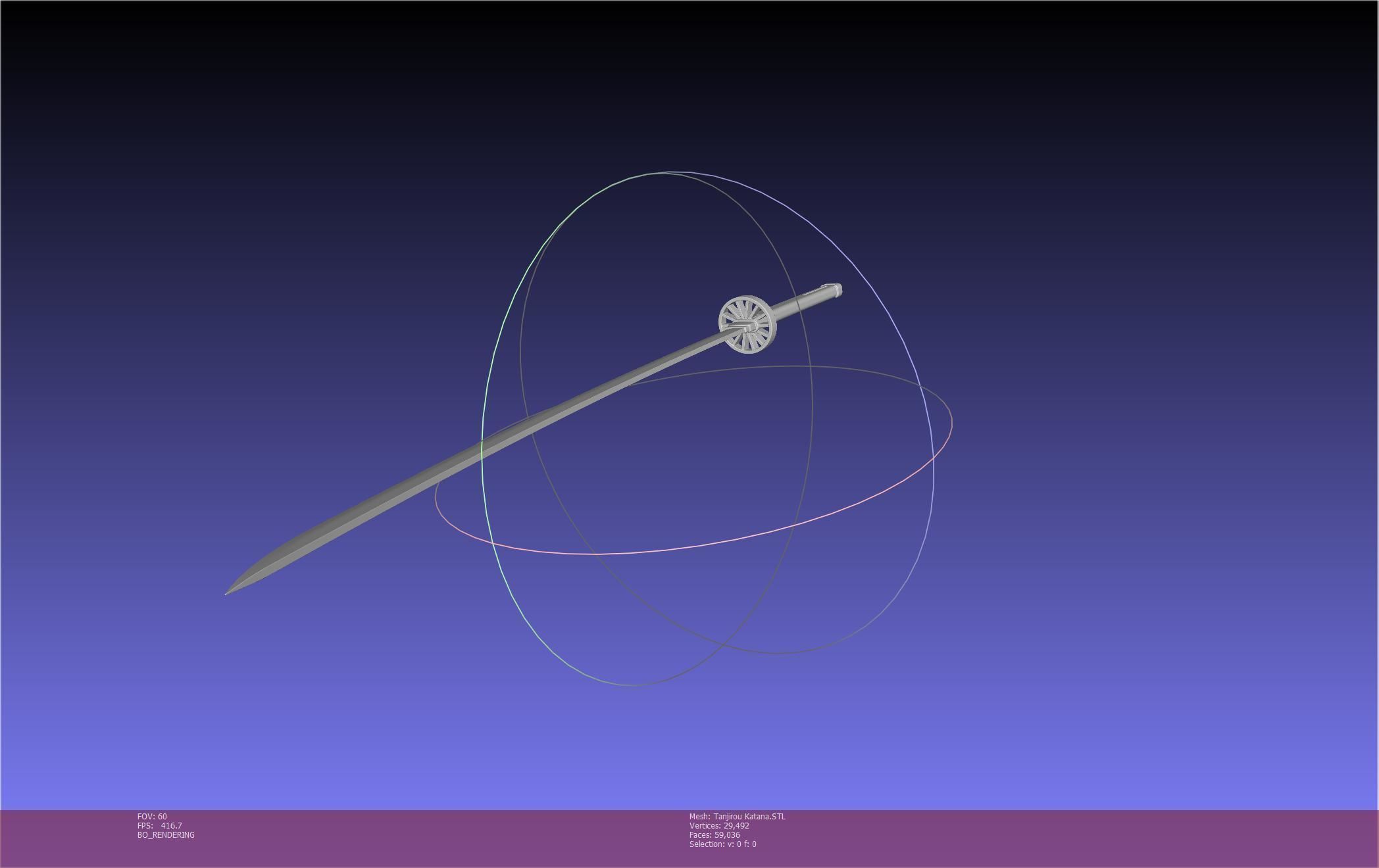 Demon Slayer Tanjiro Katana And Sheath Printable Models 3D print model_13