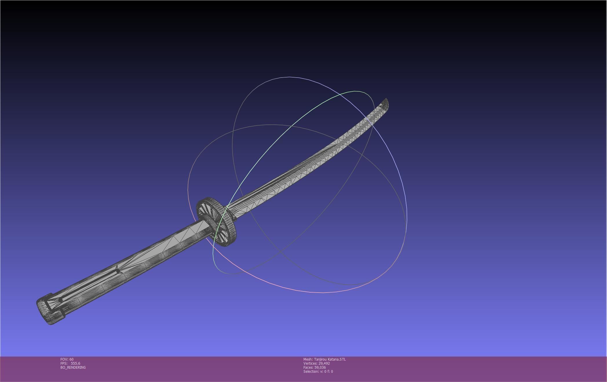 Demon Slayer Tanjiro Katana And Sheath Printable Models 3D print model_7