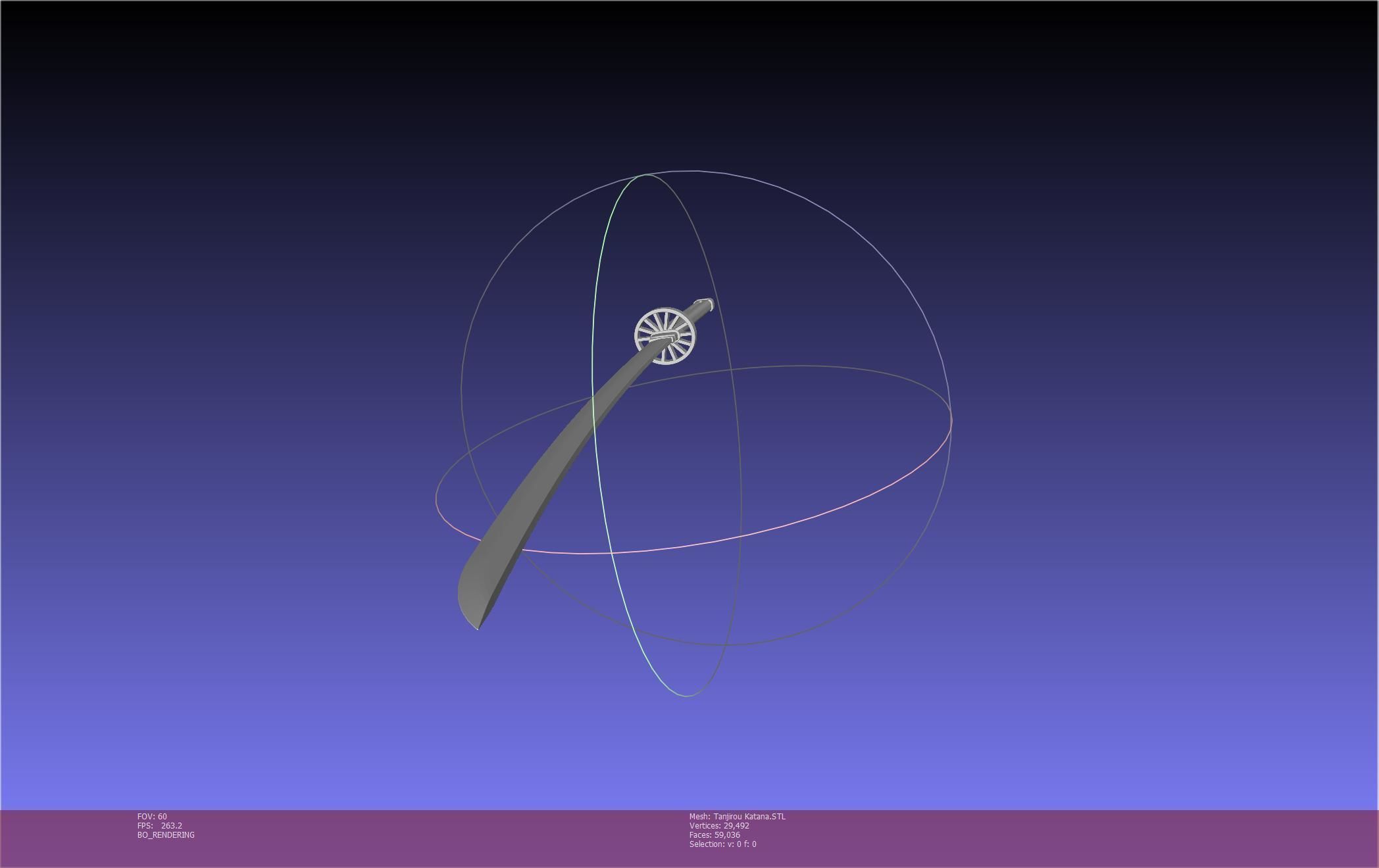 Demon Slayer Tanjiro Katana And Sheath Printable Models 3D print model_12