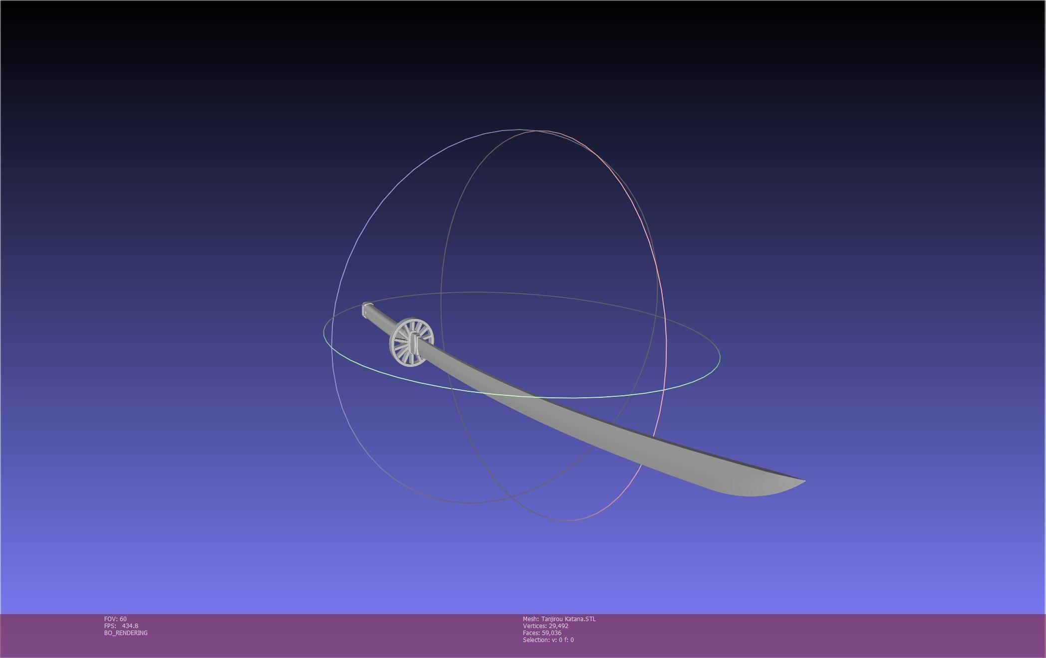 Demon Slayer Tanjiro Katana And Sheath Printable Models 3D print model_34