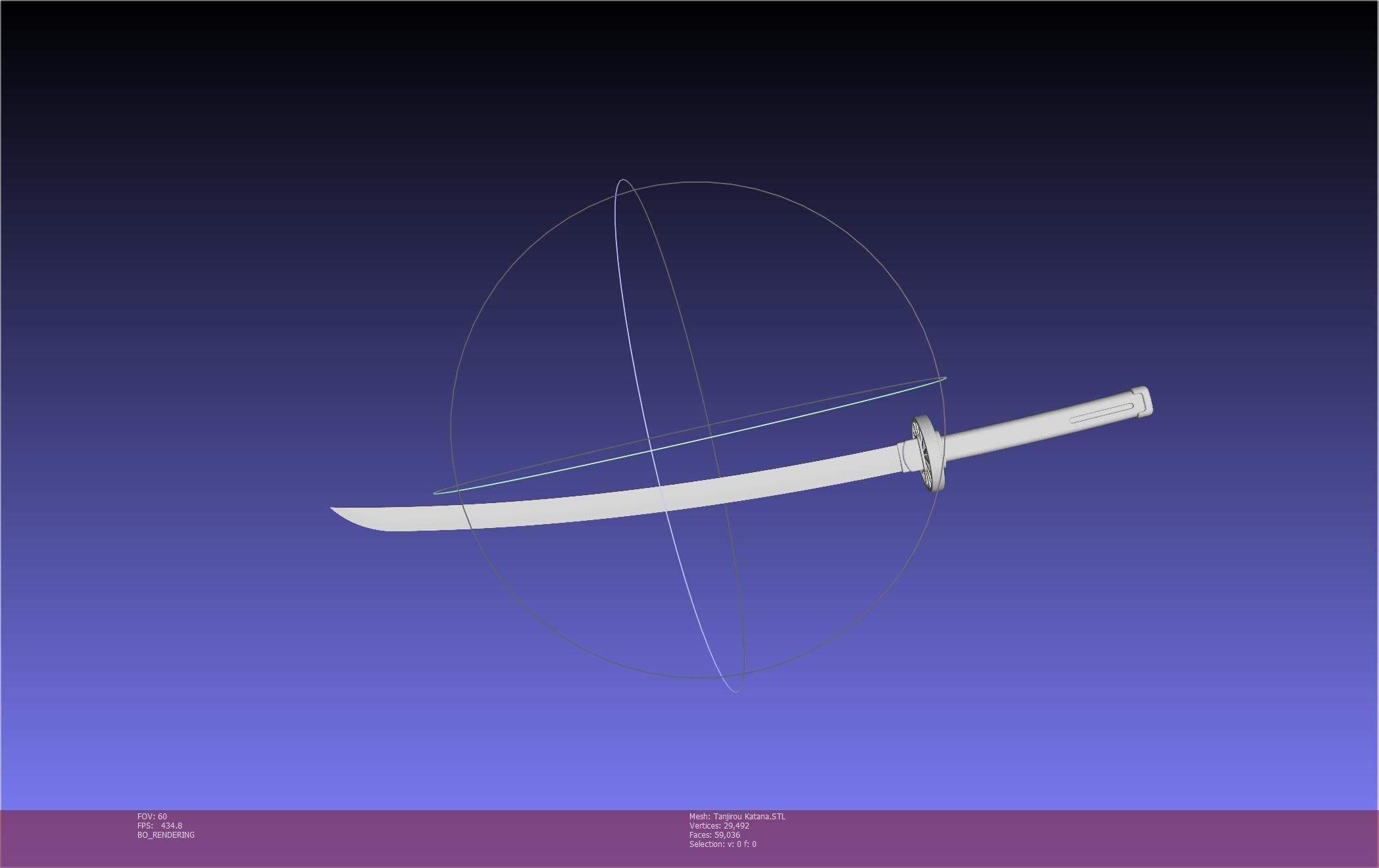 Demon Slayer Tanjiro Katana And Sheath Printable Models 3D print model_42