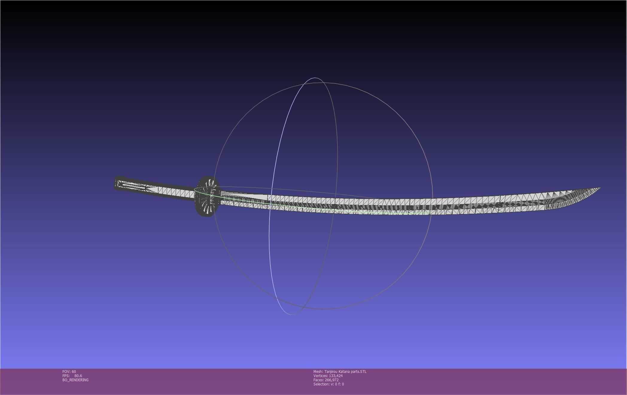 Demon Slayer Tanjiro Katana And Sheath Printable Models 3D print model_123