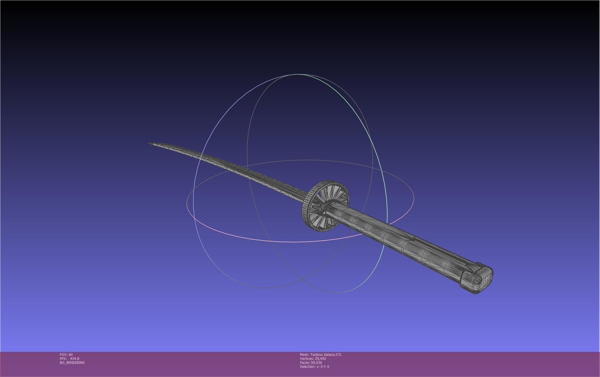 Demon Slayer Tanjiro Katana And Sheath Printable Models 3D print model_9