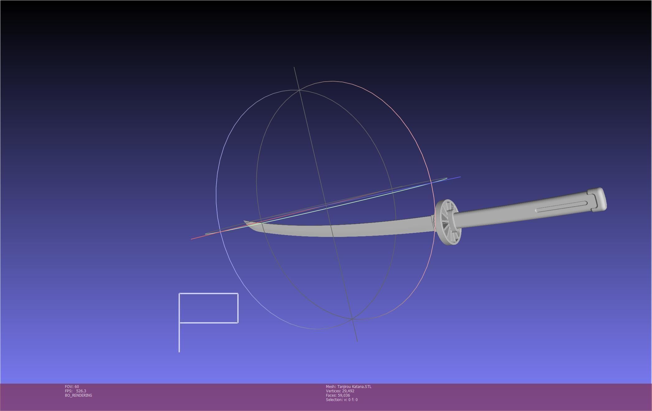 Demon Slayer Tanjiro Katana And Sheath Printable Models 3D print model_43