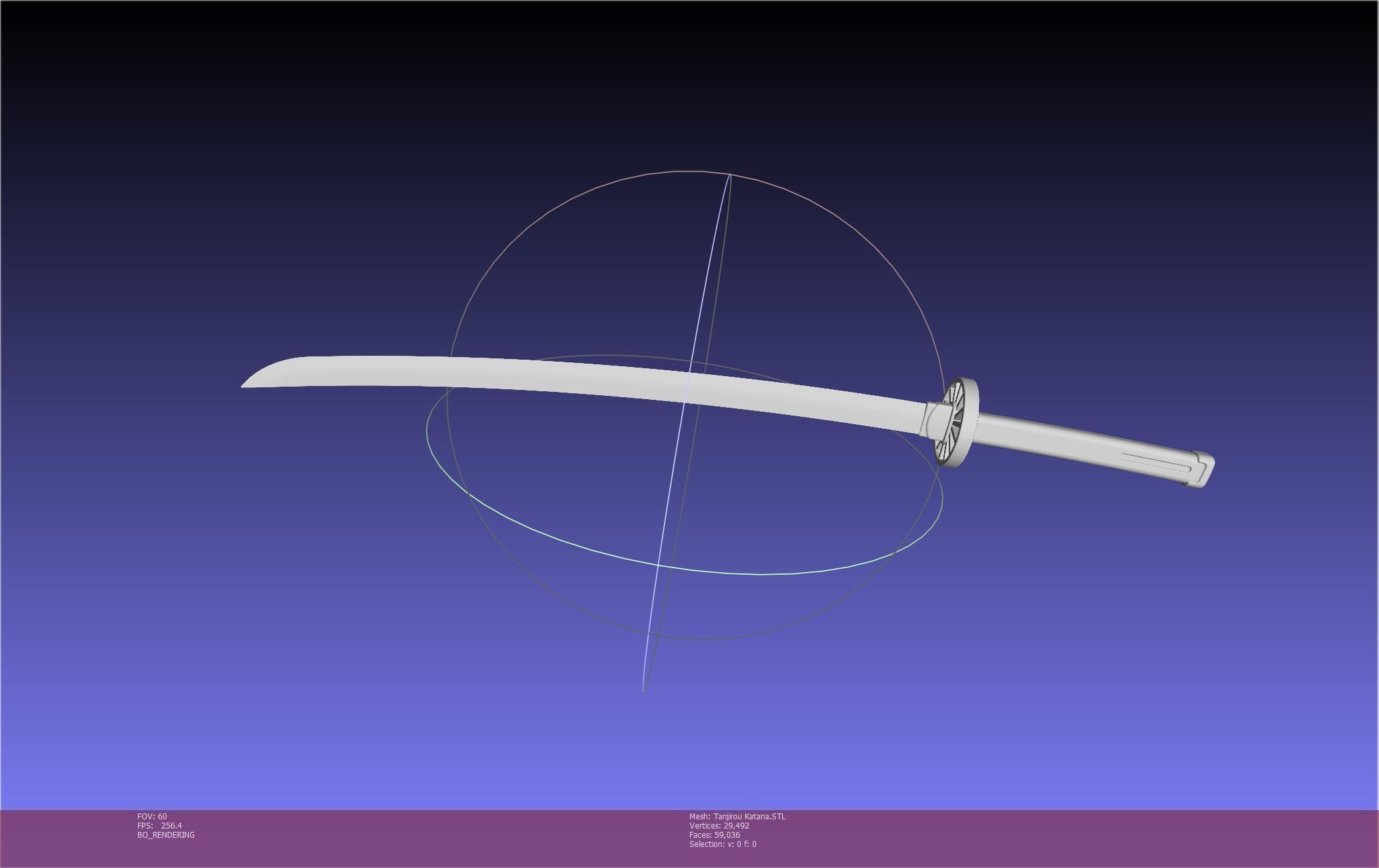 Demon Slayer Tanjiro Katana And Sheath Printable Models 3D print model_18