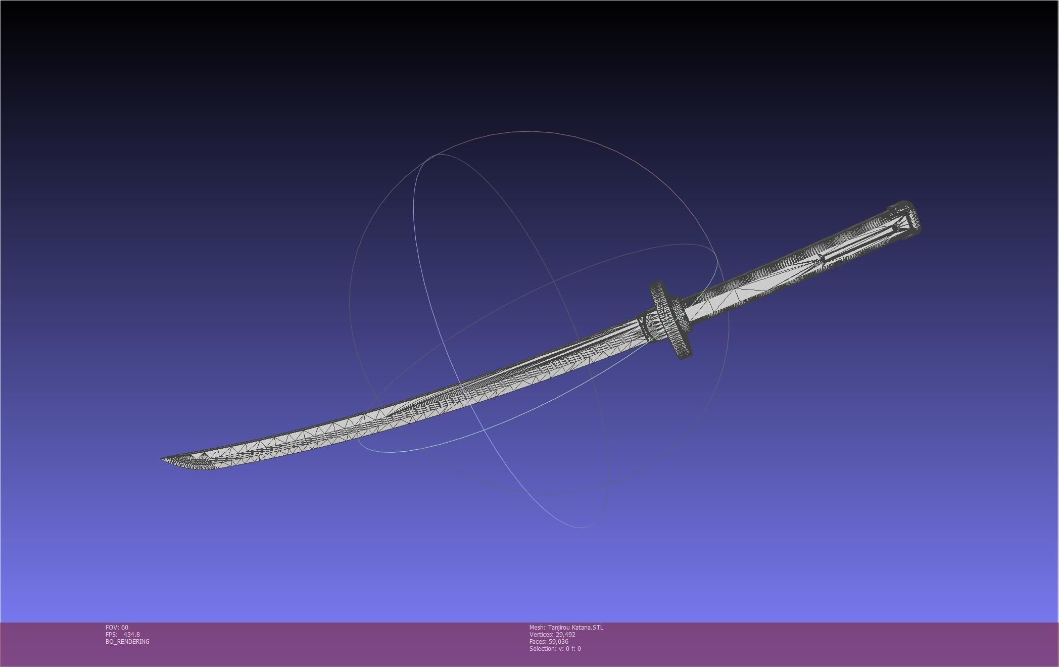 Demon Slayer Tanjiro Katana And Sheath Printable Models 3D print model_149