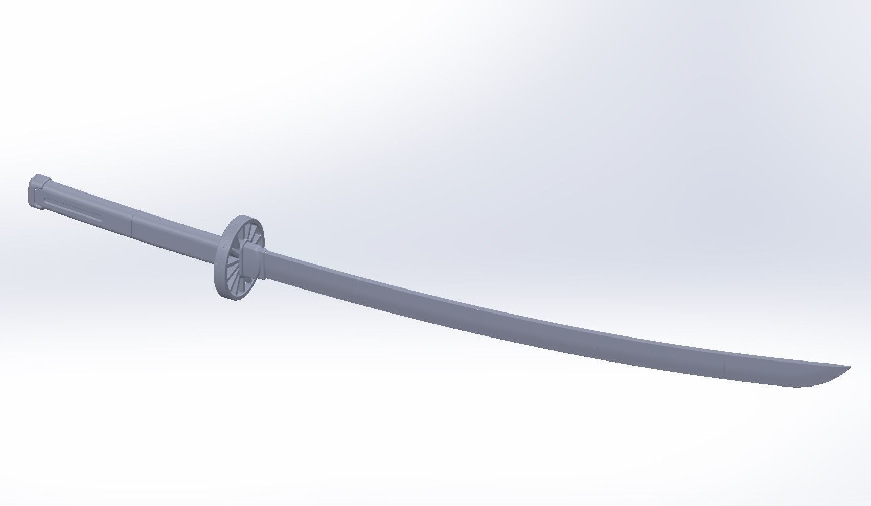 Demon Slayer Tanjiro Katana And Sheath Printable Models 3D print model_54