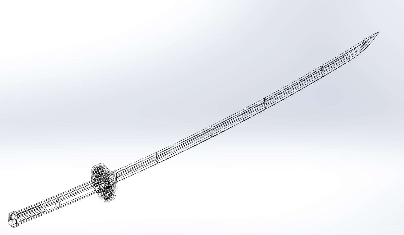 Demon Slayer Tanjiro Katana And Sheath Printable Models 3D print model_52