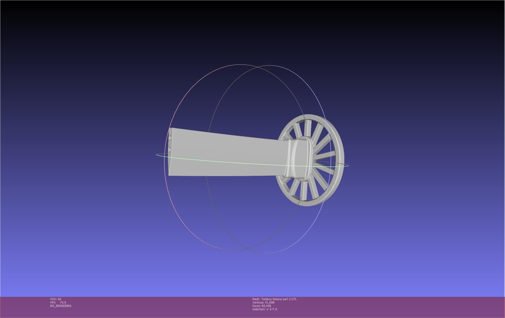 Demon Slayer Tanjiro Katana And Sheath Printable Models 3D print model_98