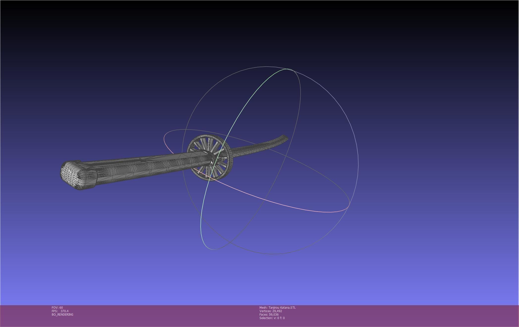 Demon Slayer Tanjiro Katana And Sheath Printable Models 3D print model_8