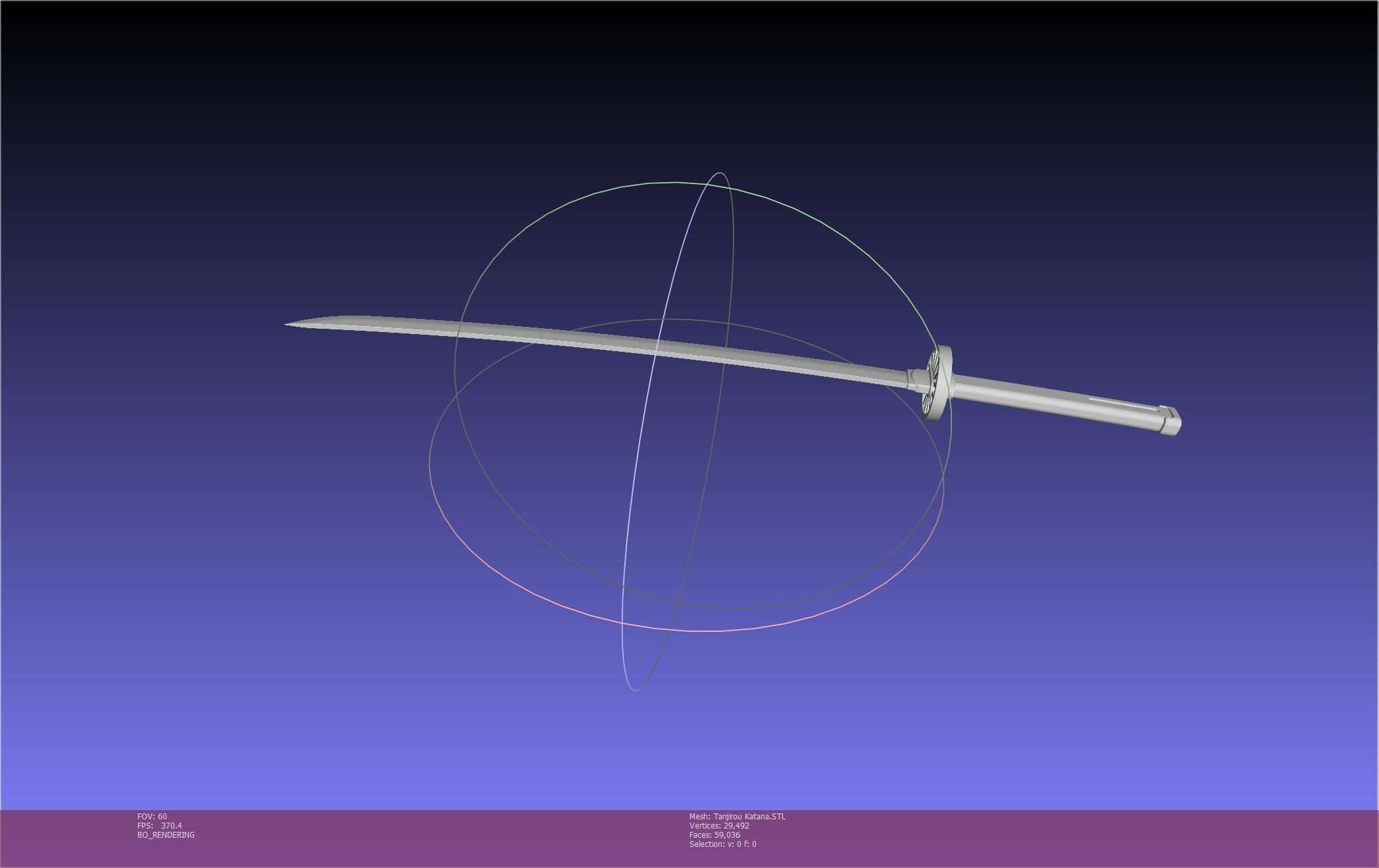 Demon Slayer Tanjiro Katana And Sheath Printable Models 3D print model_19