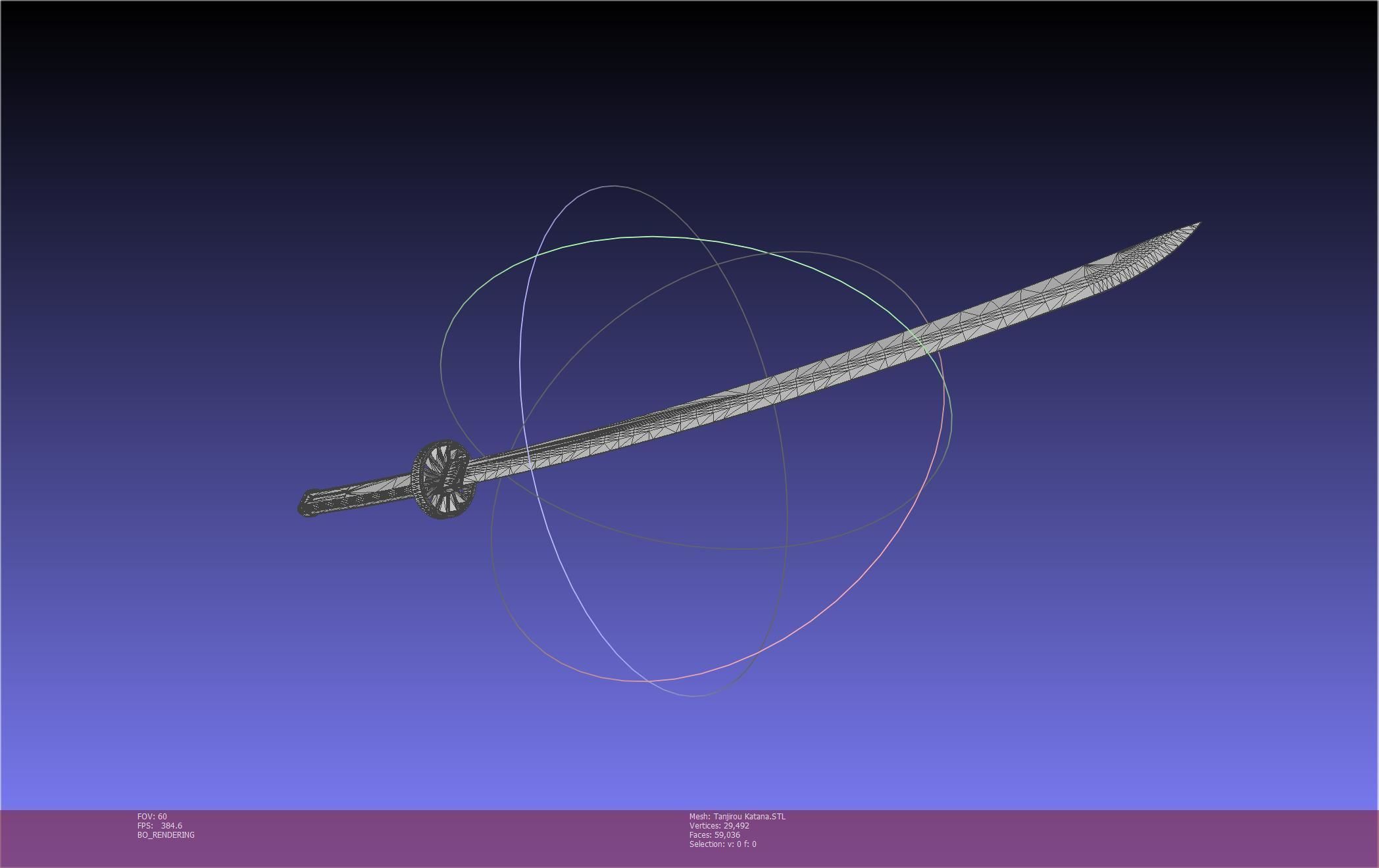 Demon Slayer Tanjiro Katana And Sheath Printable Models 3D print model_4