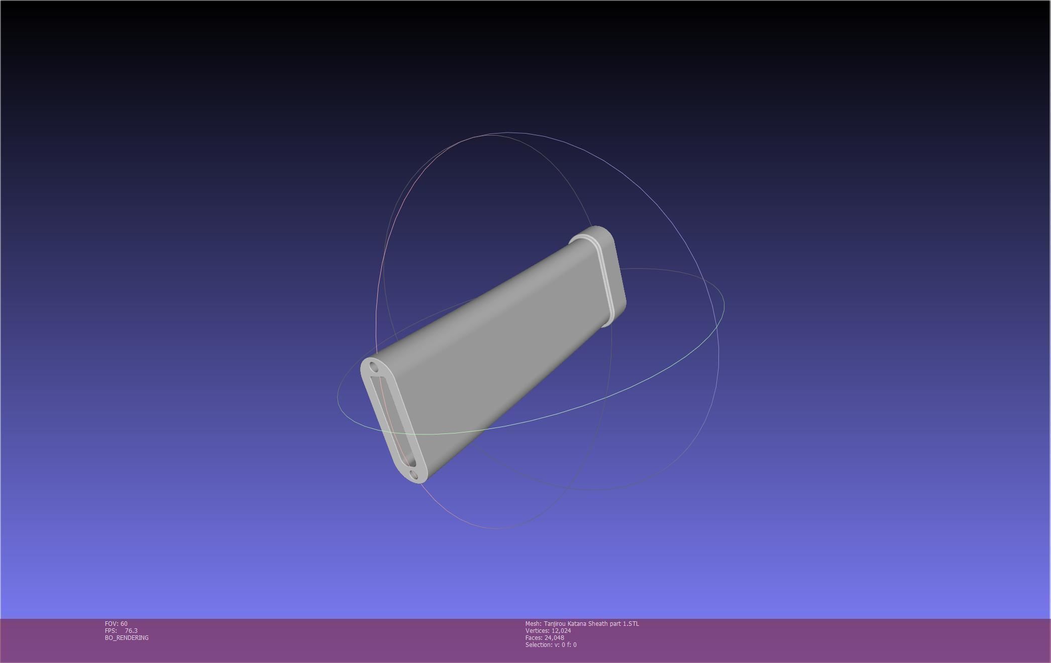 Demon Slayer Tanjiro Katana And Sheath Printable Models 3D print model_136