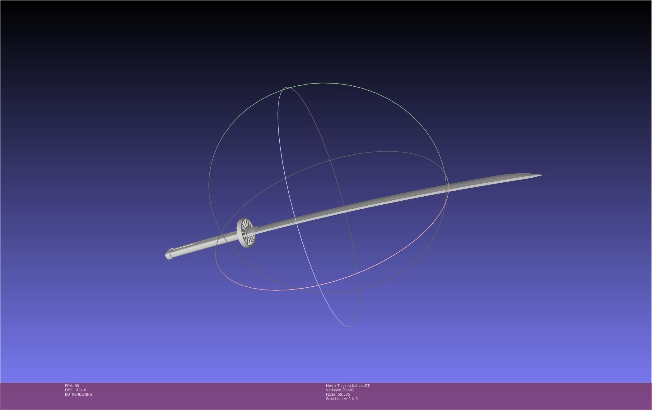 Demon Slayer Tanjiro Katana And Sheath Printable Models 3D print model_40