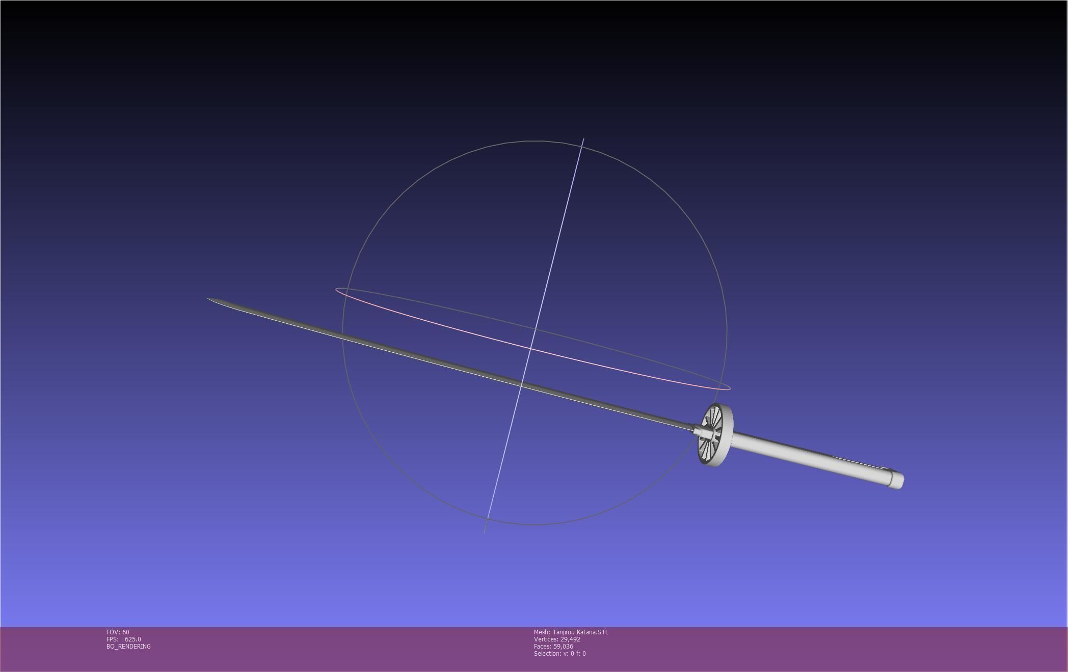 Demon Slayer Tanjiro Katana And Sheath Printable Models 3D print model_24