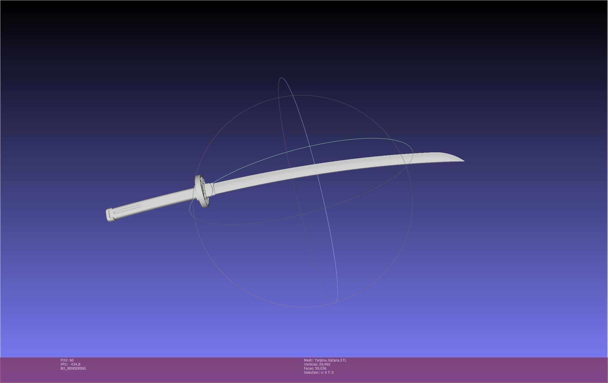 Demon Slayer Tanjiro Katana And Sheath Printable Models 3D print model_41