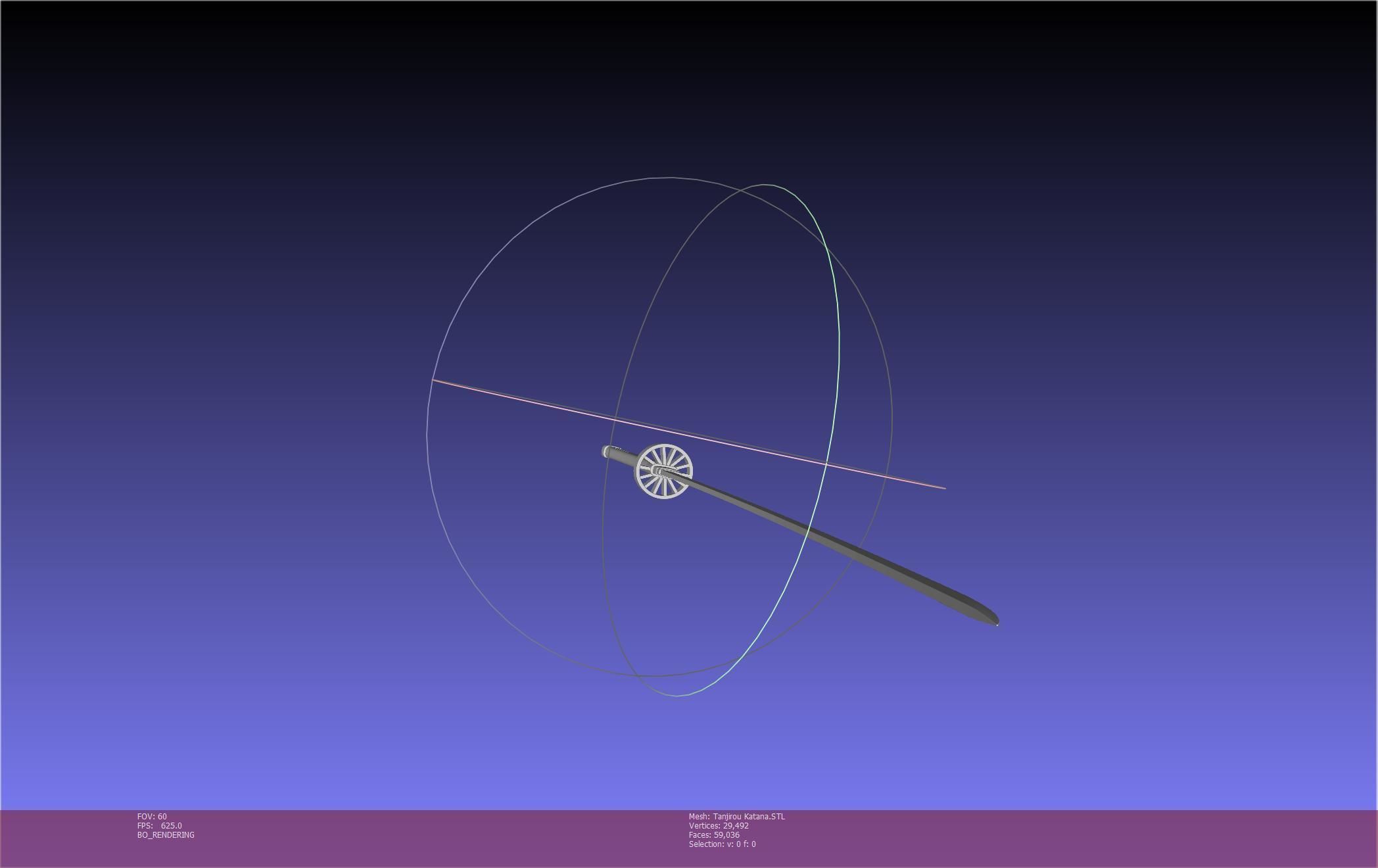 Demon Slayer Tanjiro Katana And Sheath Printable Models 3D print model_39