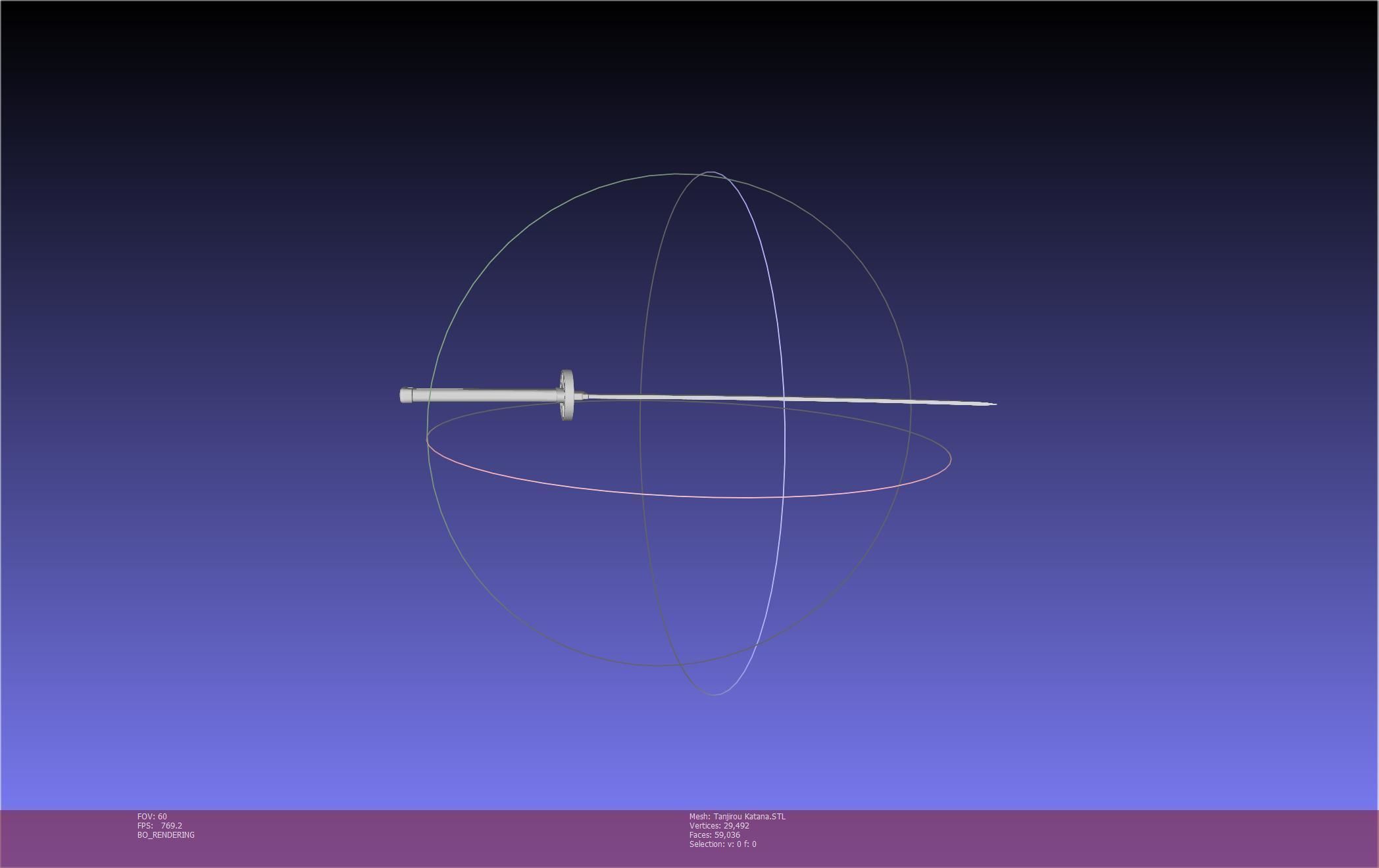 Demon Slayer Tanjiro Katana And Sheath Printable Models 3D print model_76