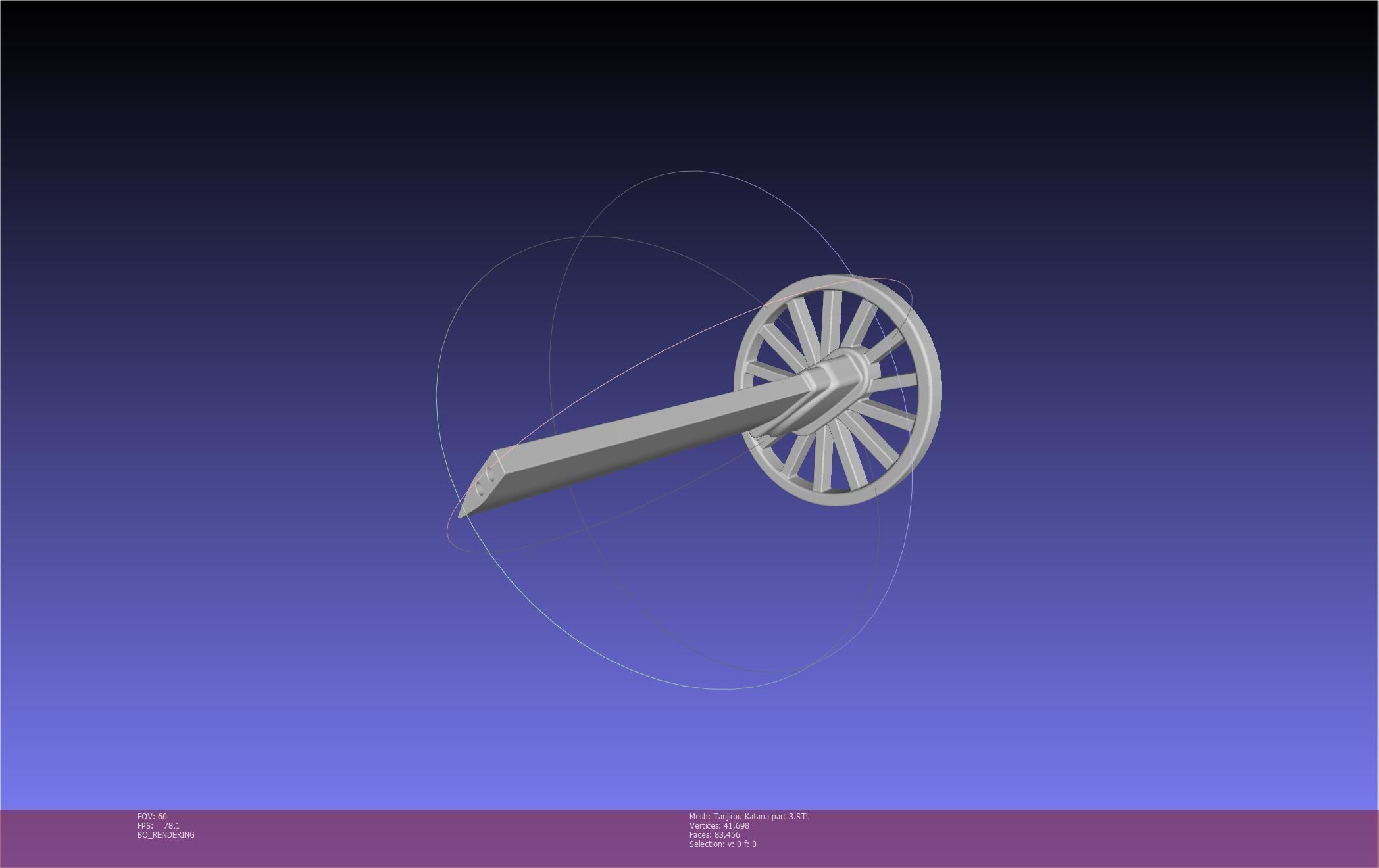 Demon Slayer Tanjiro Katana And Sheath Printable Models 3D print model_94