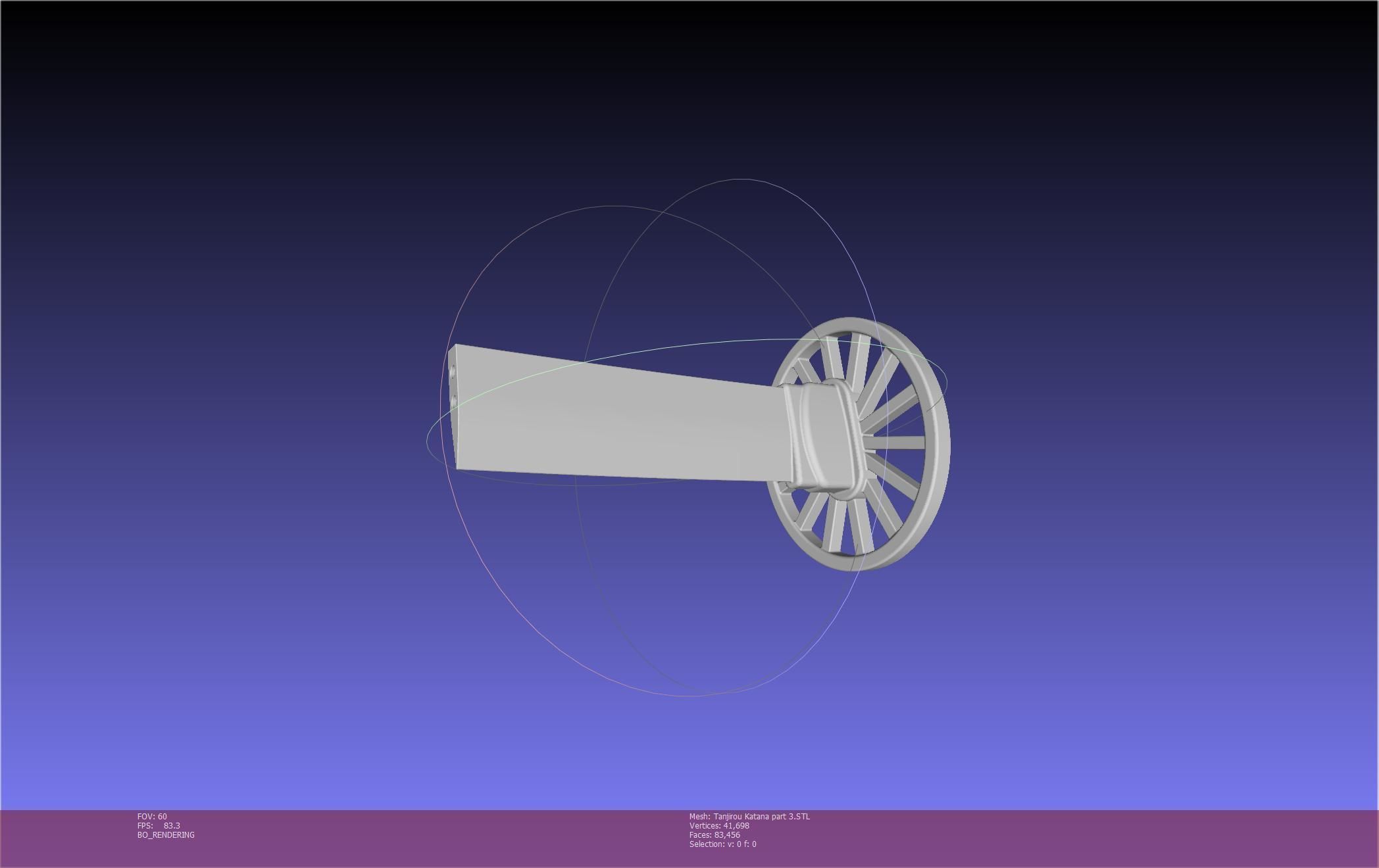 Demon Slayer Tanjiro Katana And Sheath Printable Models 3D print model_97