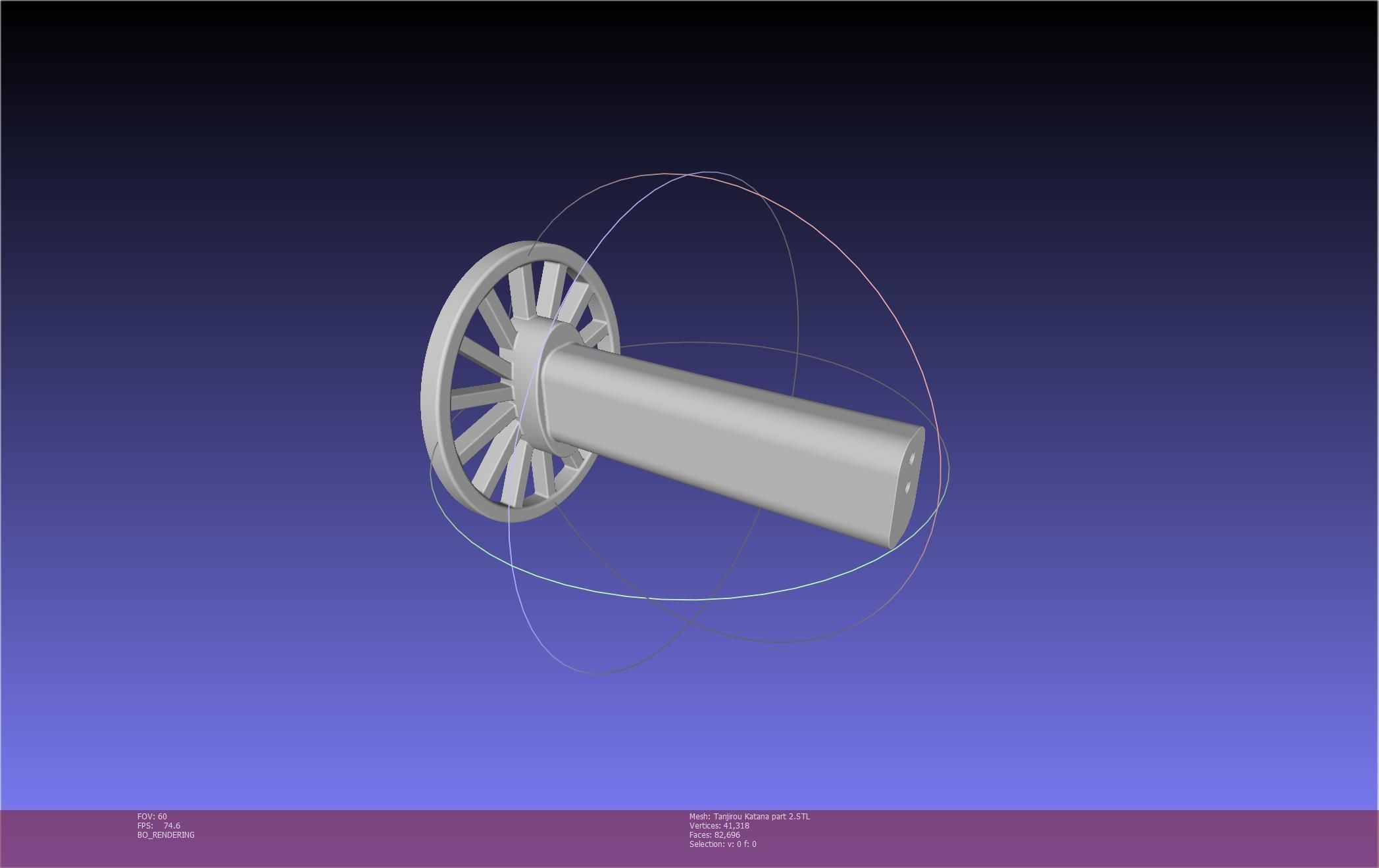 Demon Slayer Tanjiro Katana And Sheath Printable Models 3D print model_89