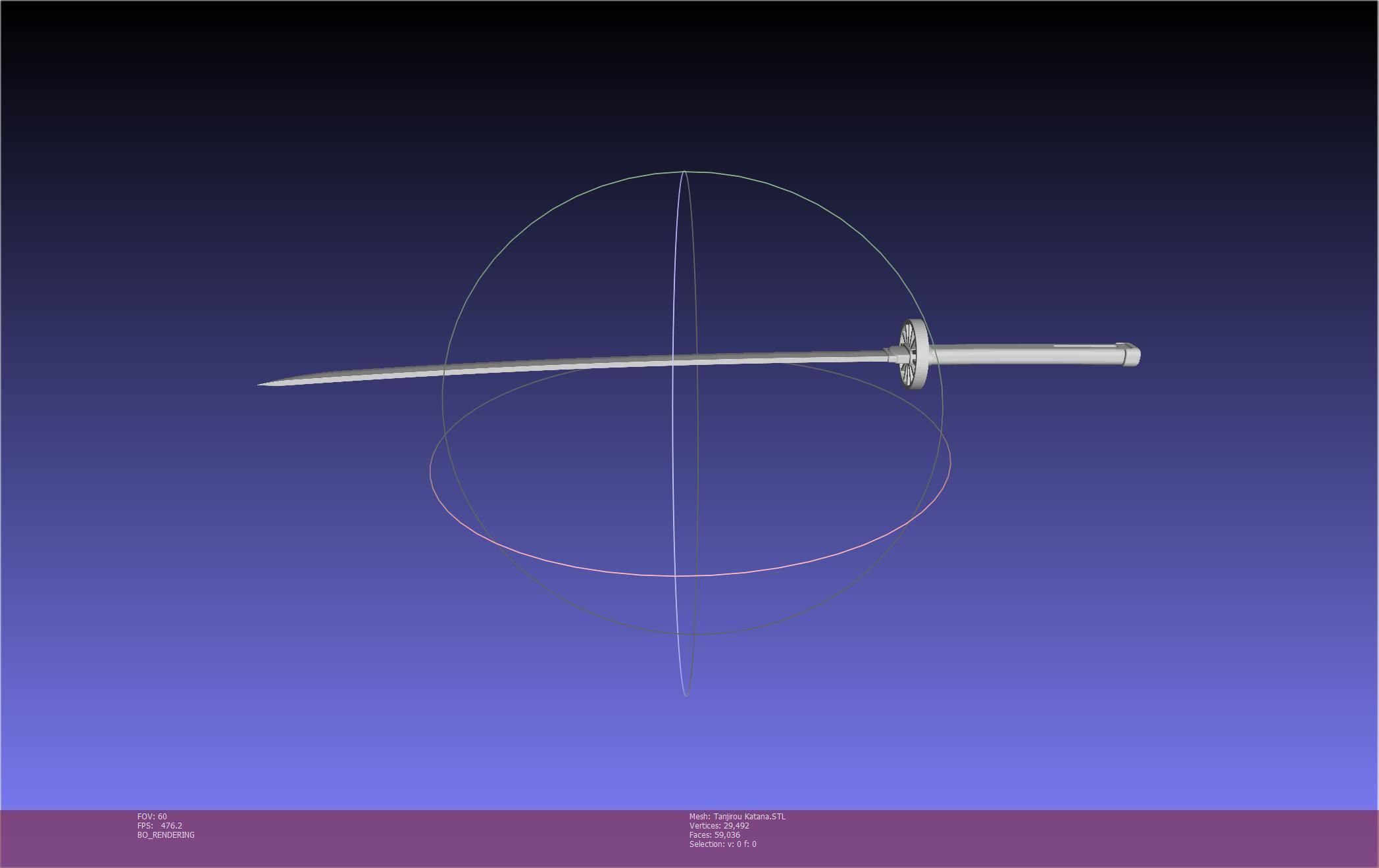 Demon Slayer Tanjiro Katana And Sheath Printable Models 3D print model_14