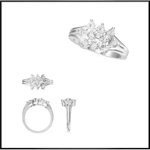 JCD Format Vintage style wedding rings metal file