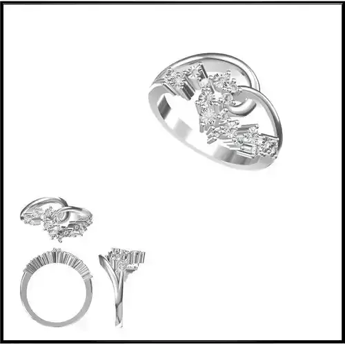 JCD Format Vintage style wedding rings jewelry jcd institute