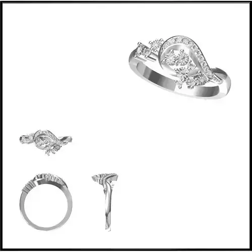 JCD Format Vintage style wedding rings jewelry files for sale