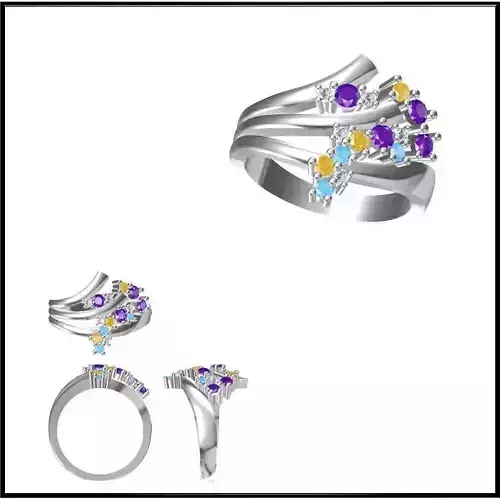 JCD Format Vintage style wedding rings jcd design