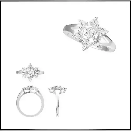 JCD Format Elegant gold wedding rings jewelry jcd