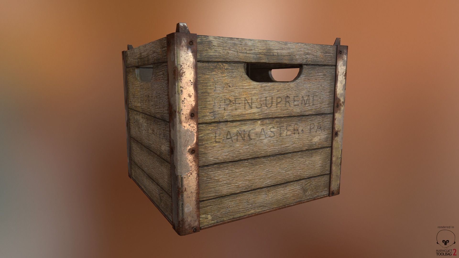 Pensupreme lancaster pa Box Free low-poly 3D model_0