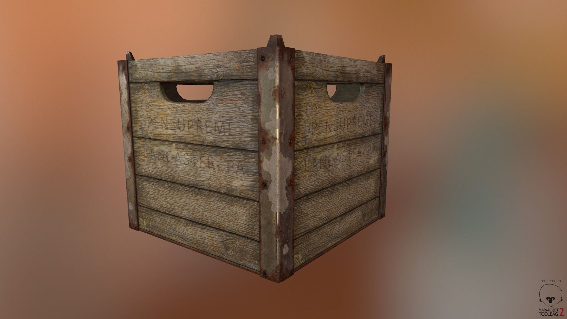 Pensupreme lancaster pa Box Free low-poly 3D model_1