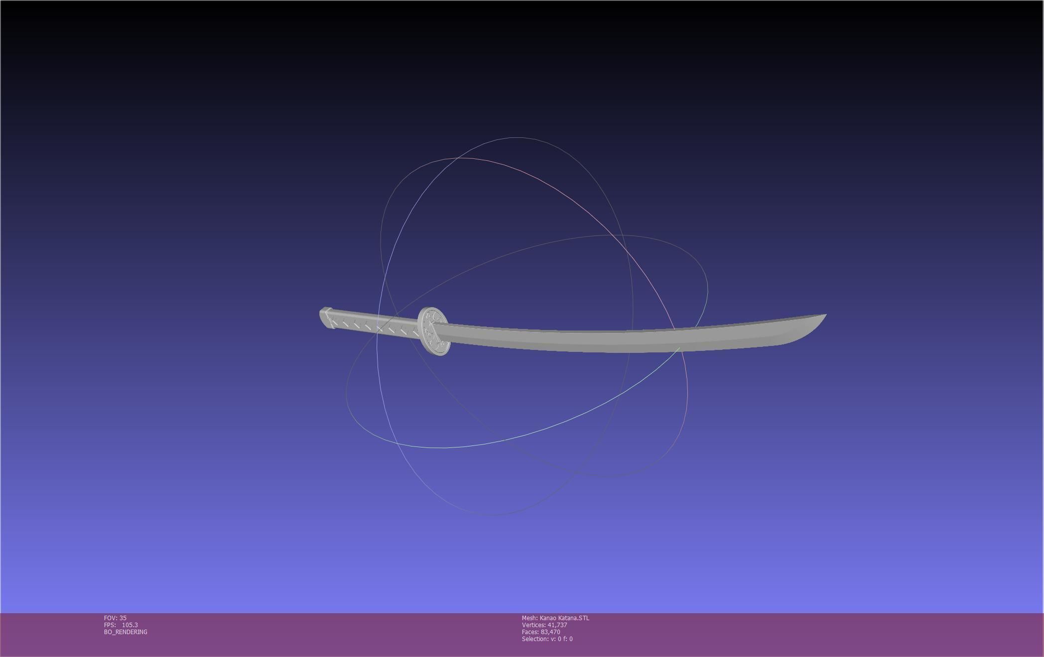 Demon Slayer Kanao Katana Printable Model 3D print model_27