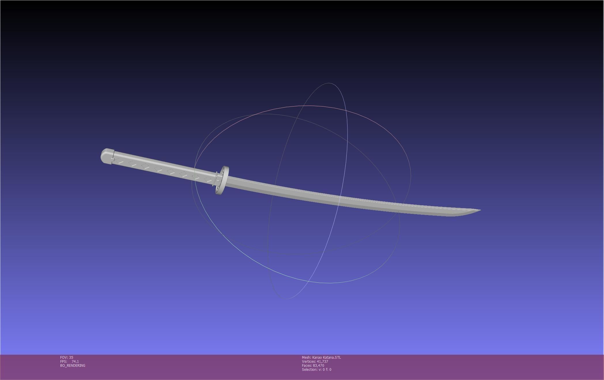 Demon Slayer Kanao Katana Printable Model 3D print model_9