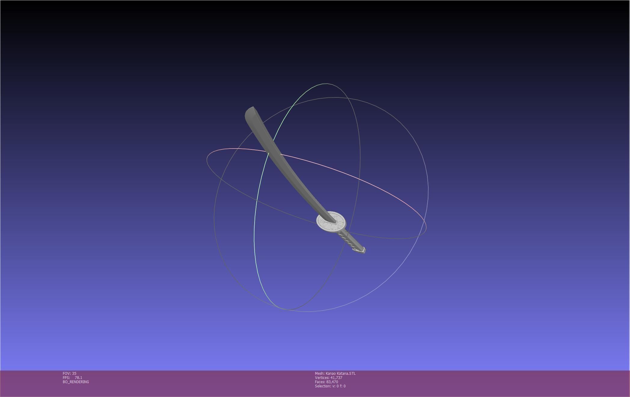 Demon Slayer Kanao Katana Printable Model 3D print model_46