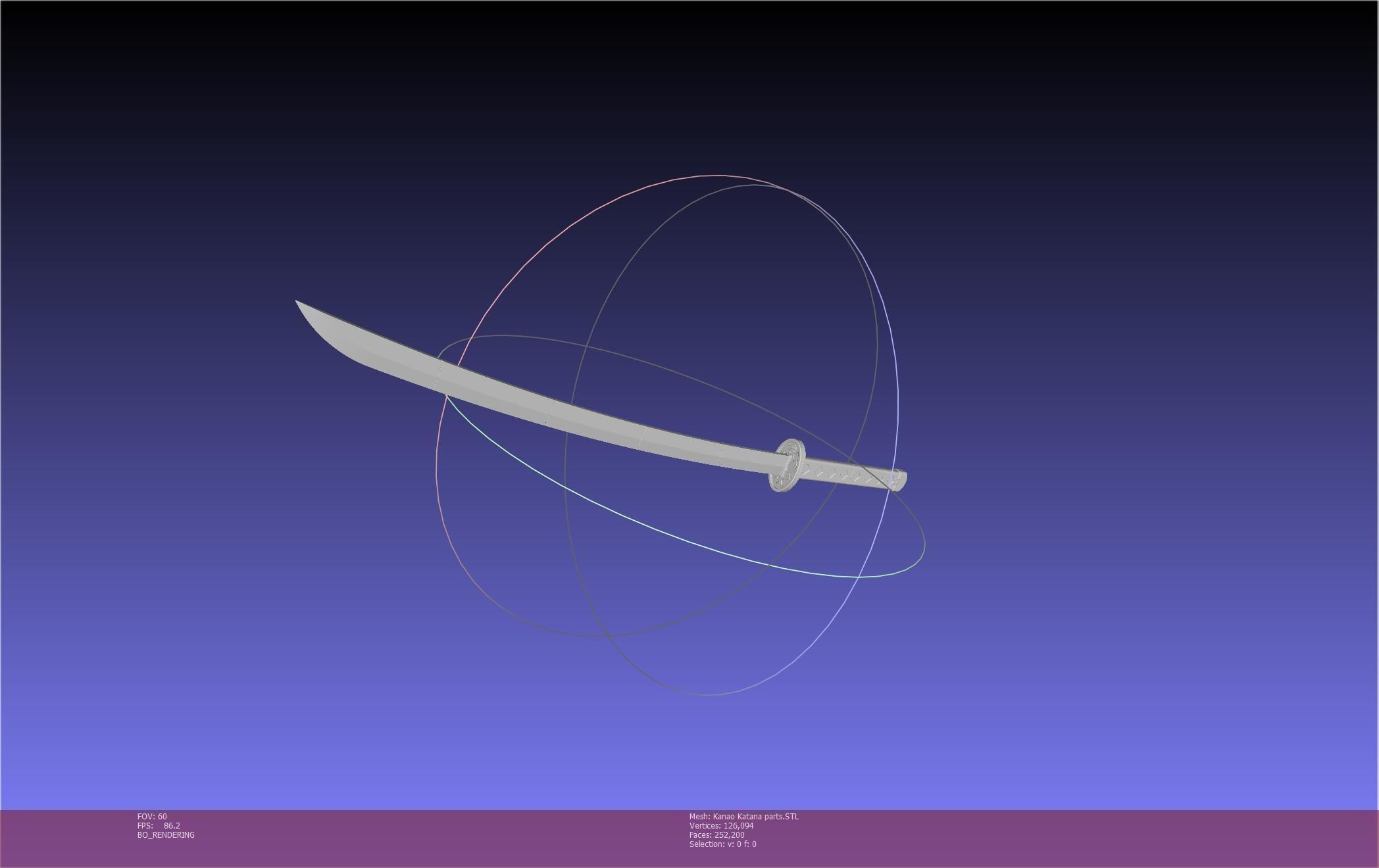 Demon Slayer Kanao Katana Printable Model 3D print model_118
