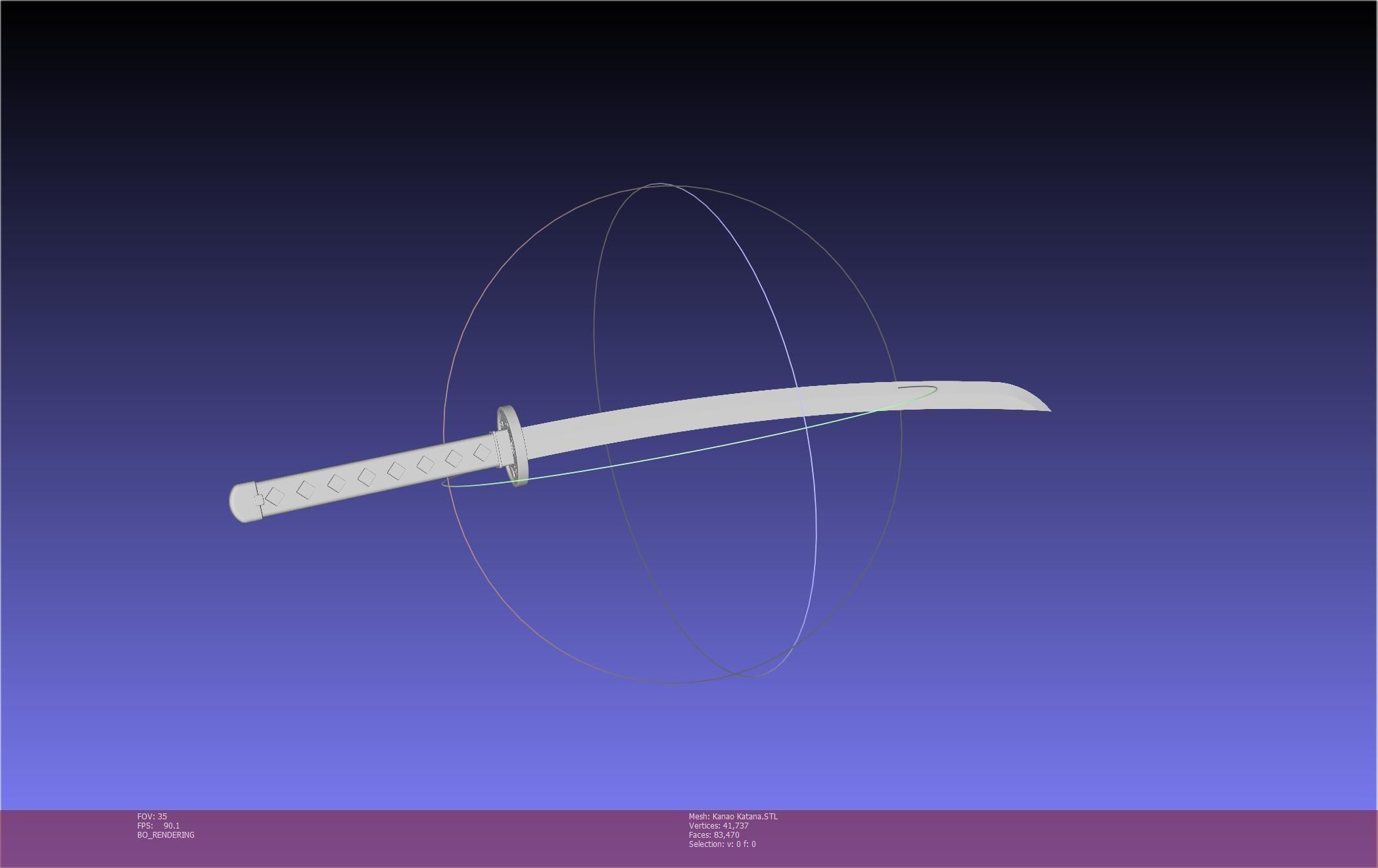 Demon Slayer Kanao Katana Printable Model 3D print model_42