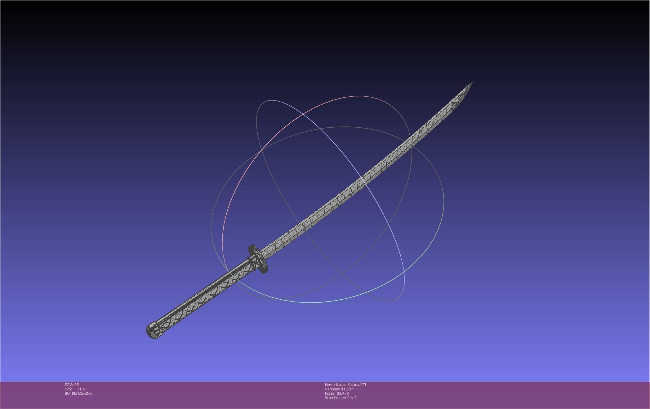 Demon Slayer Kanao Katana Printable Model 3D print model_16