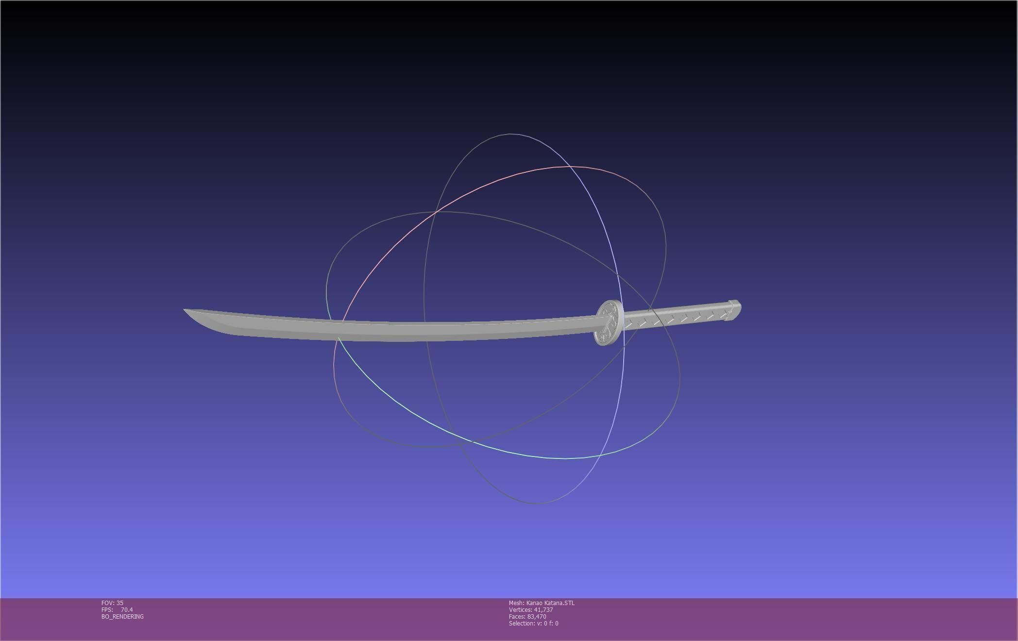 Demon Slayer Kanao Katana Printable Model 3D print model_41