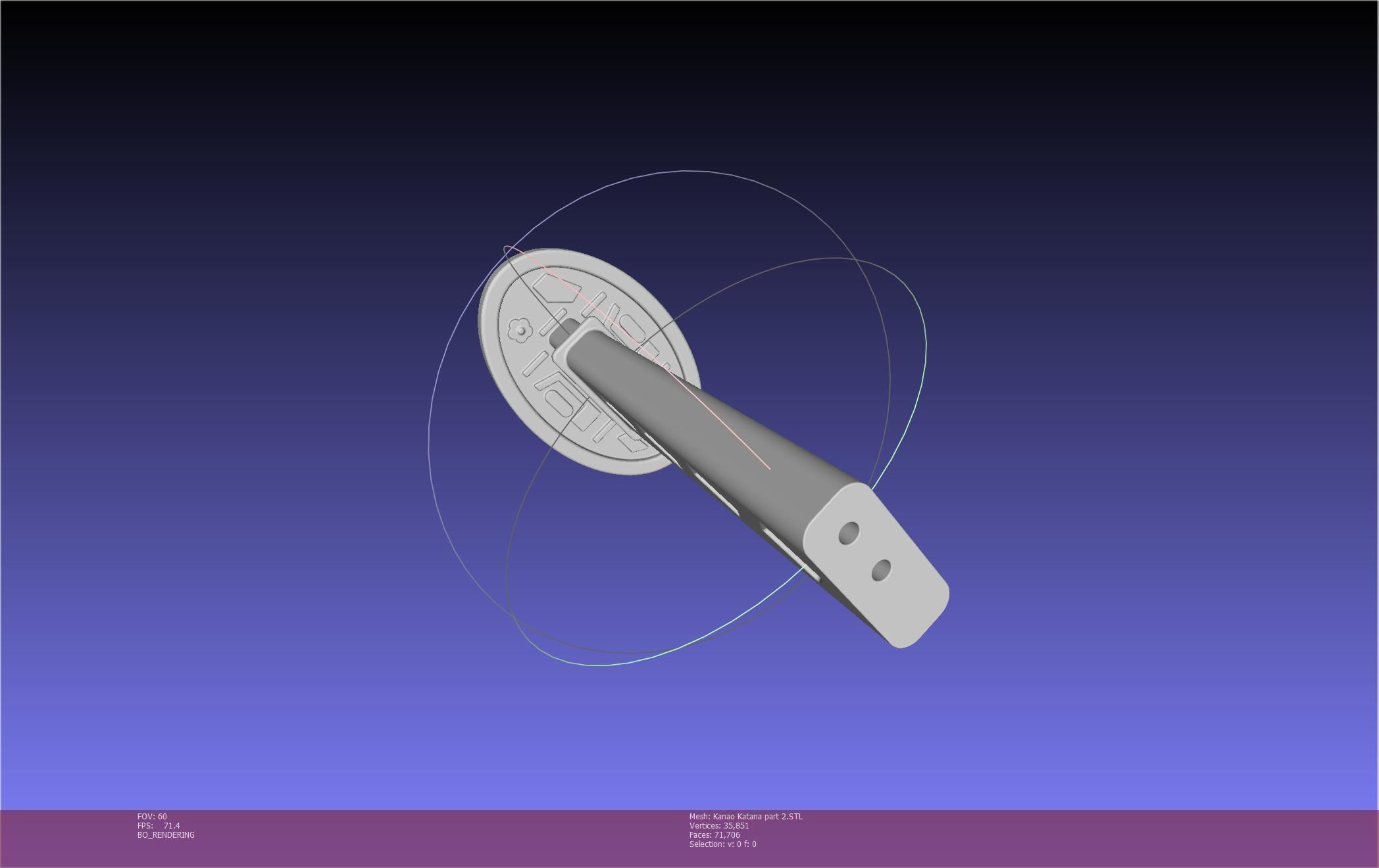 Demon Slayer Kanao Katana Printable Model 3D print model_70