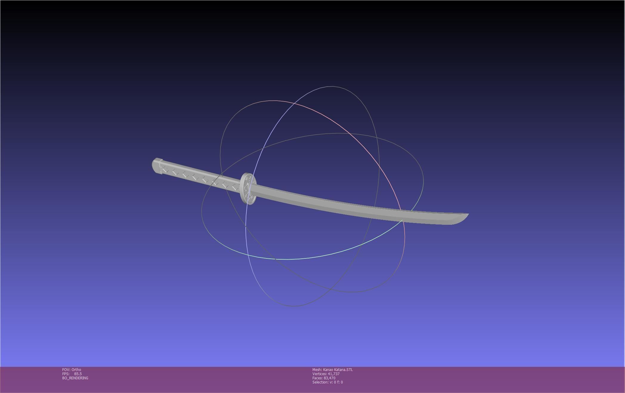 Demon Slayer Kanao Katana Printable Model 3D print model_6