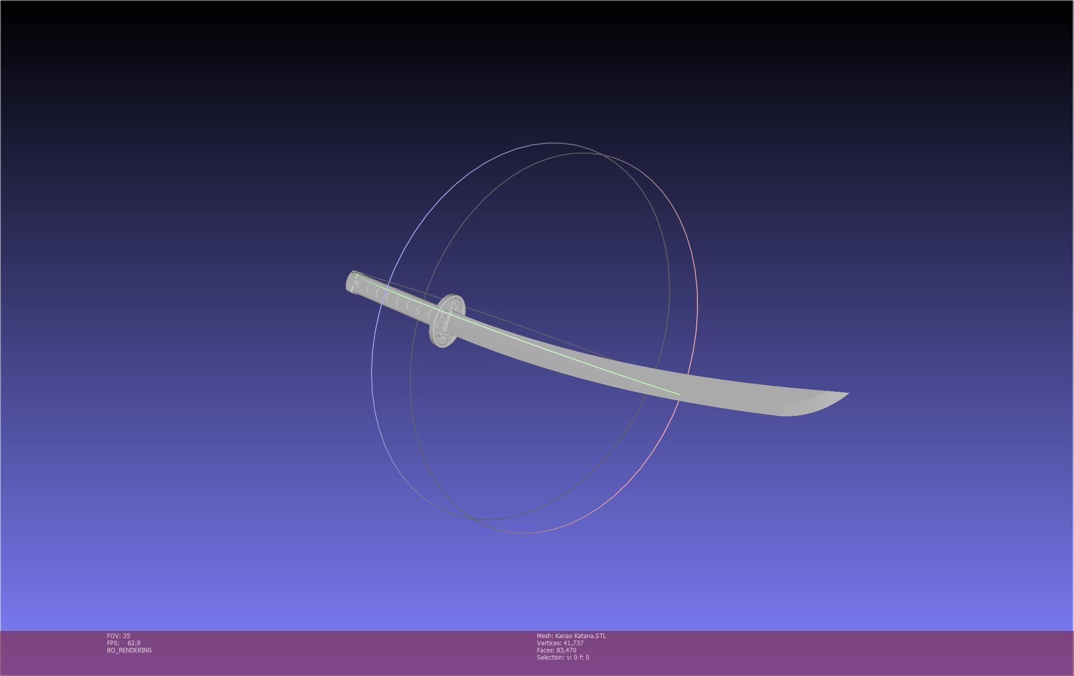 Demon Slayer Kanao Katana Printable Model 3D print model_5