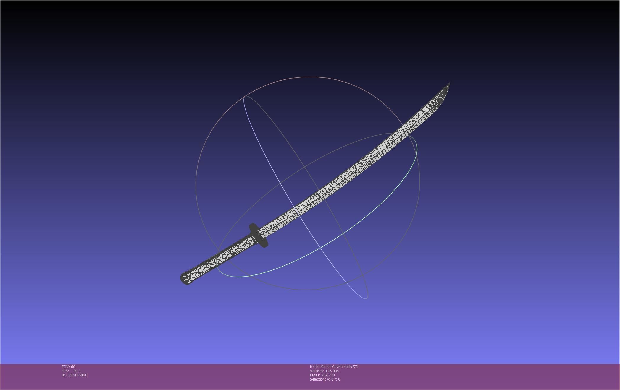 Demon Slayer Kanao Katana Printable Model 3D print model_109
